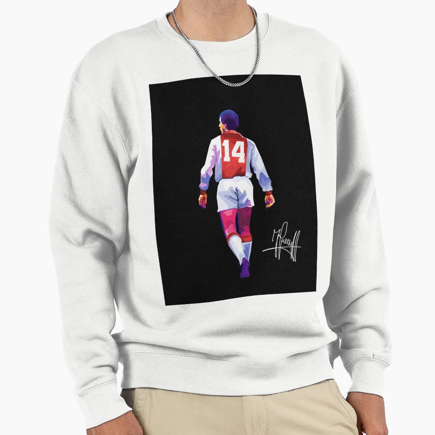 Johan Cruyff Sweatshirt - Unique Graphic for Adults - T-Shirt, Sweatshirt, Hoodie