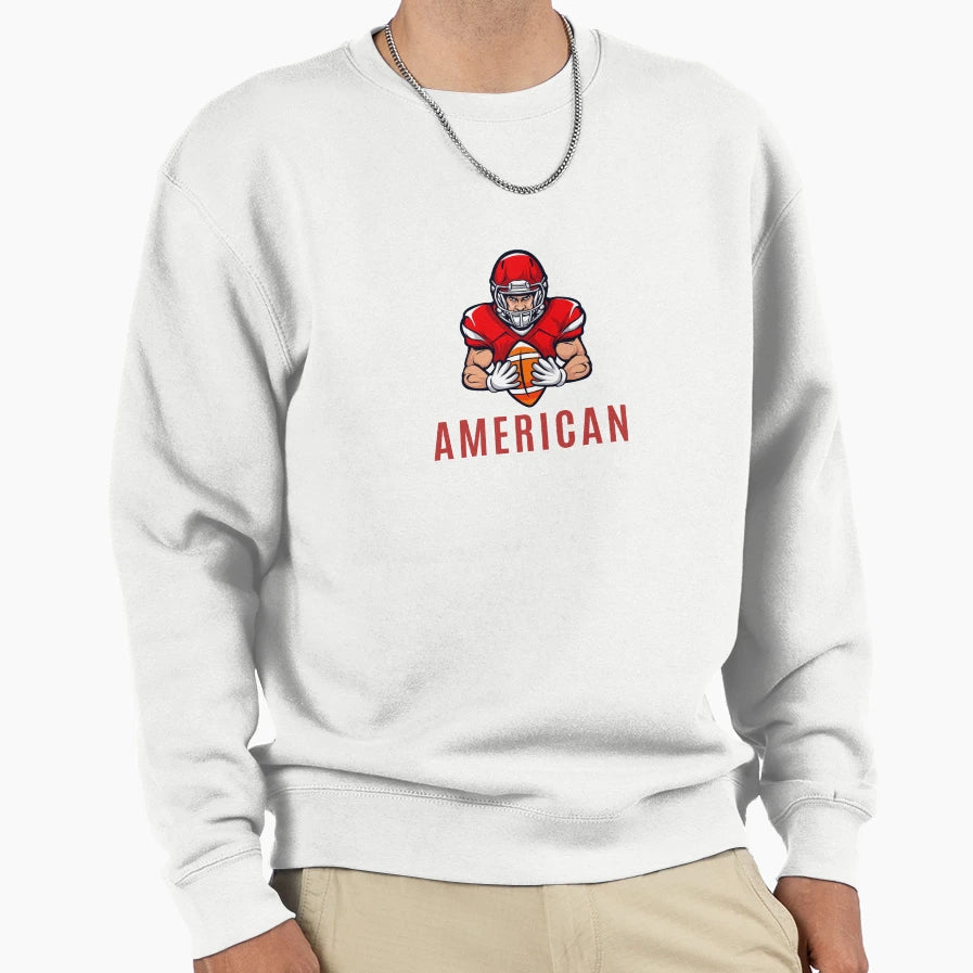 American Football Sweatshirt - Trendy Graphic Men Women - T-Shirt, Sweatshirt, Hoodie