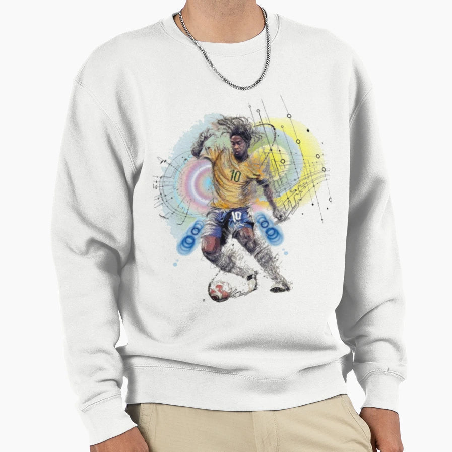 Football Playmaker Ronaldin Sweatshirt - Minimalist Print for Adults - T-Shirt, Sweatshirt, Hoodie