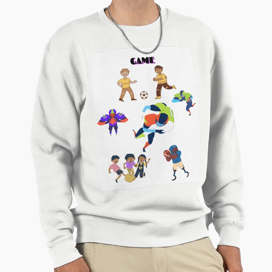 Game Sweatshirt - Graphic Print for Adults - T-Shirt, Sweatshirt, Hoodie