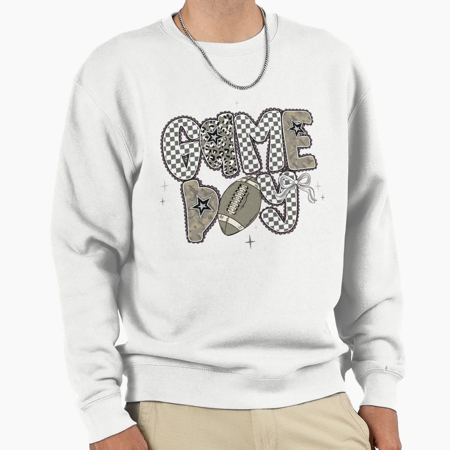 Game Day Sweatshirt - Custom Art Print for Adults - T-Shirt, Sweatshirt, Hoodie