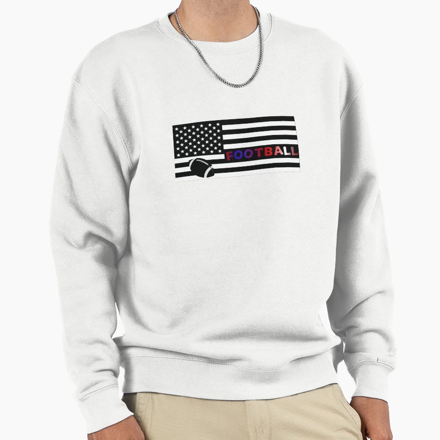 American Football Usa Olley Sweatshirt - Minimalist Print for Adults - T-Shirt, Sweatshirt, Hoodie