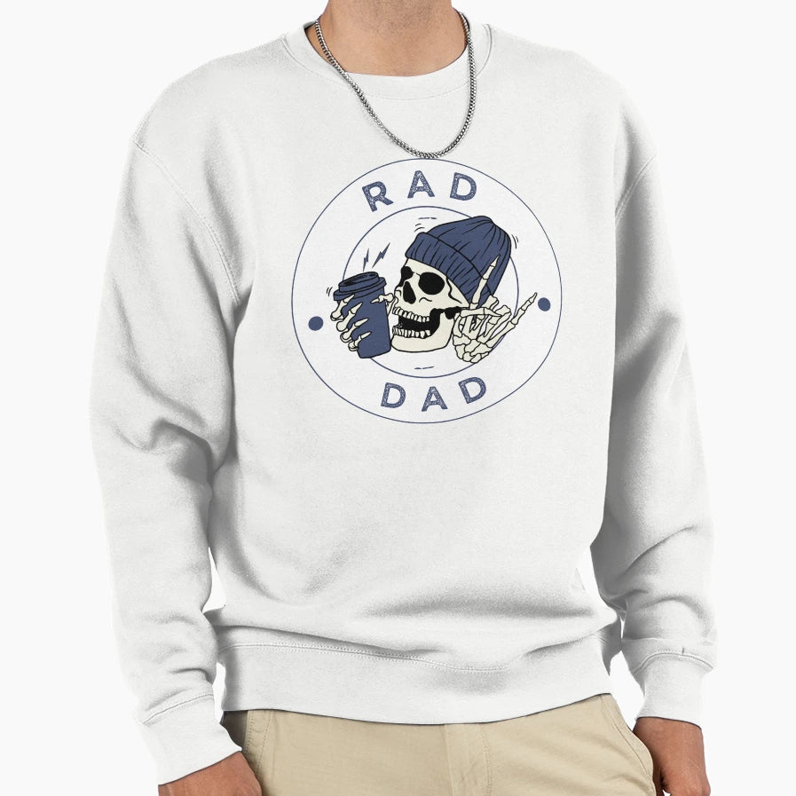 Rad Dad Sweatshirt - Trendy Graphic Men Women - T-Shirt, Sweatshirt, Hoodie