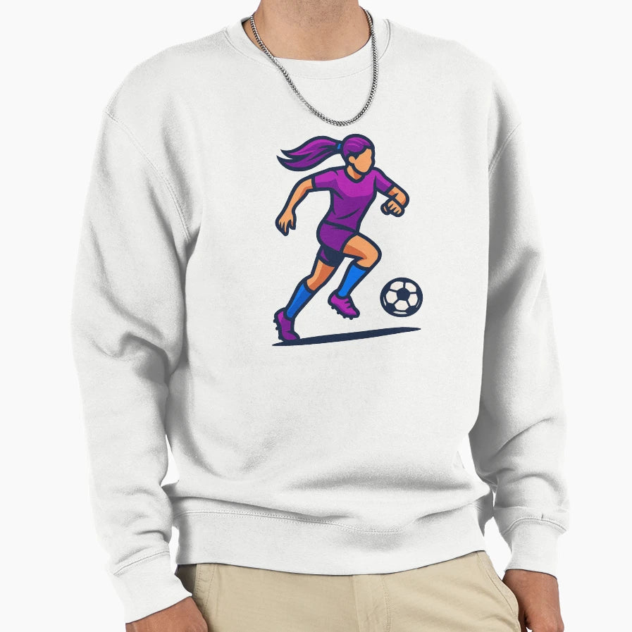 Womens Soccer Sweatshirt - Casual Everyday Wear Unisex - T-Shirt, Sweatshirt, Hoodie