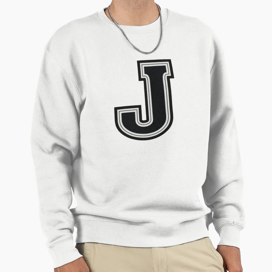 Varsity Letter J Letterman Jacket Sweatshirt - Streetwear Style Men Women - T-Shirt, Sweatshirt, Hoodie