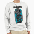 Football Player Sweatshirt - Aesthetic Graphic for Adults - T-Shirt, Sweatshirt, Hoodie