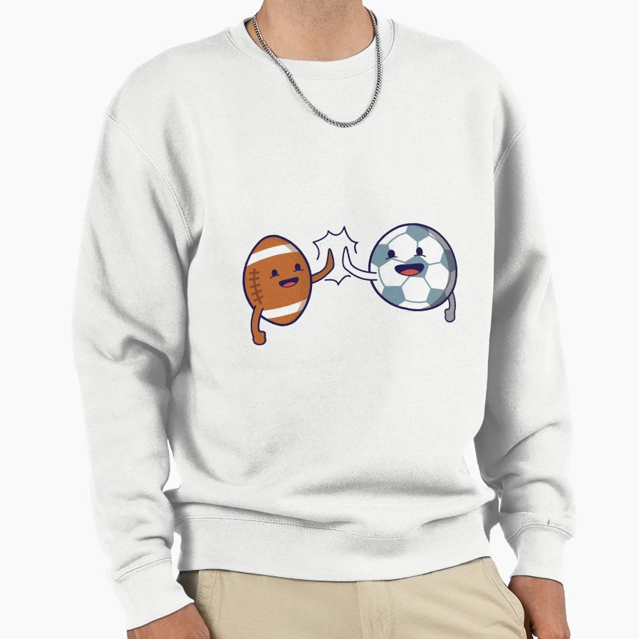 Football Football Sweatshirt - Trendy Graphic Men Women - T-Shirt, Sweatshirt, Hoodie