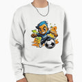 Soccer Squad Kickin It Cartoon Sweatshirt - Streetwear Style Unisex - T-Shirt, Sweatshirt, Hoodie