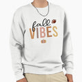 Fall Vibes Pumpkin And Football Autumn T-Shirt - Unique Graphic Unisex - T-Shirt, Sweatshirt, Hoodie