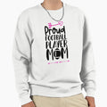 Proud Football Player Mom Sweatshirt - Fun Novelty Design for Adults - T-Shirt, Sweatshirt, Hoodie