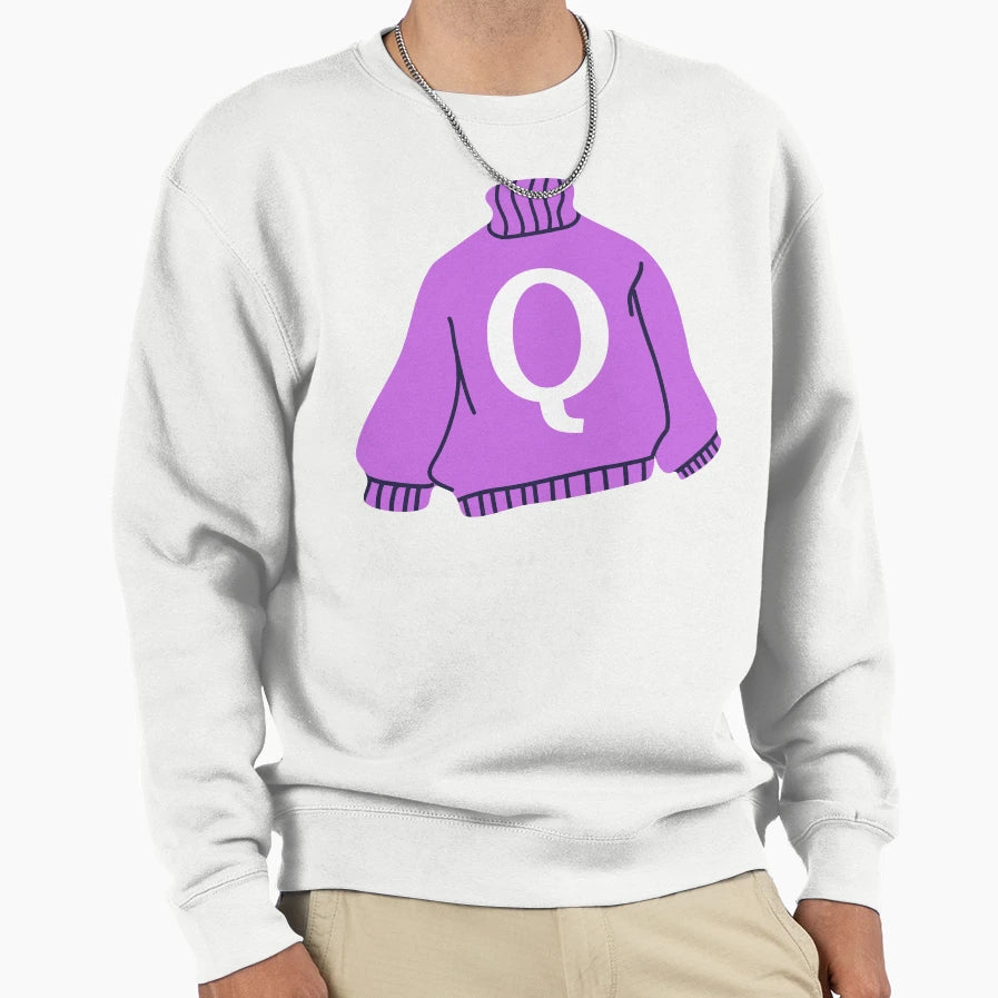 Letter Sweatshirt - Trendy Graphic for Adults - T-Shirt, Sweatshirt, Hoodie
