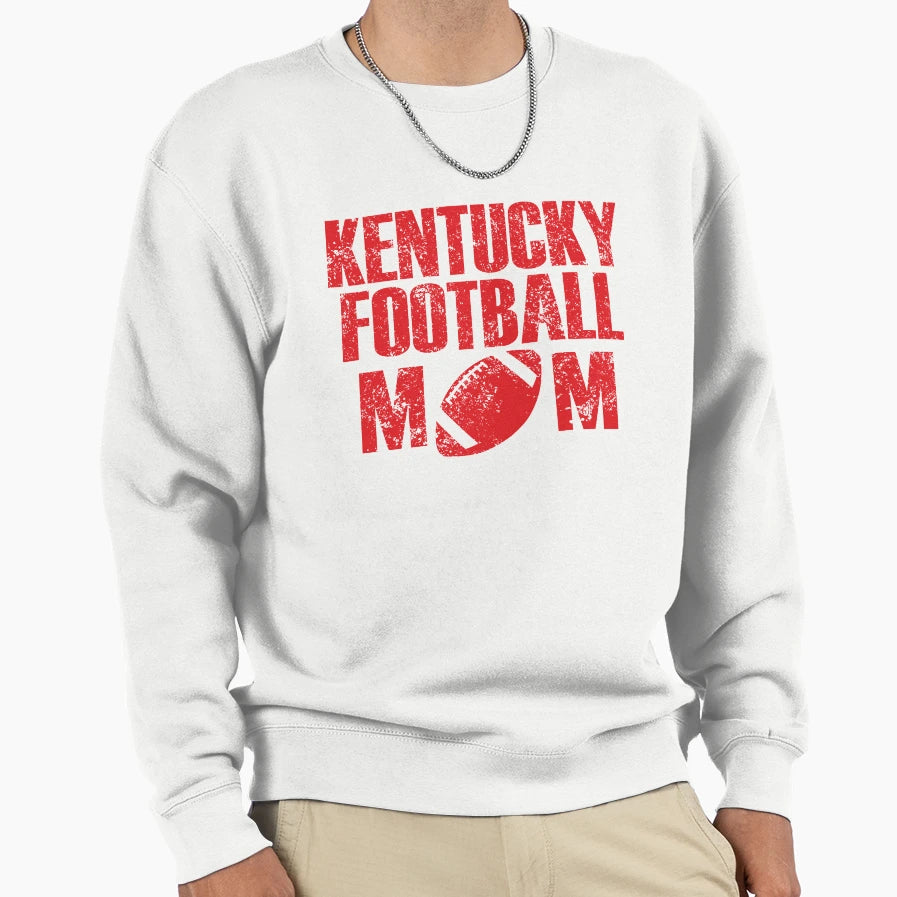 Kentucky Football Mom Sweatshirt - Custom Art Print Men Women - T-Shirt, Sweatshirt, Hoodie