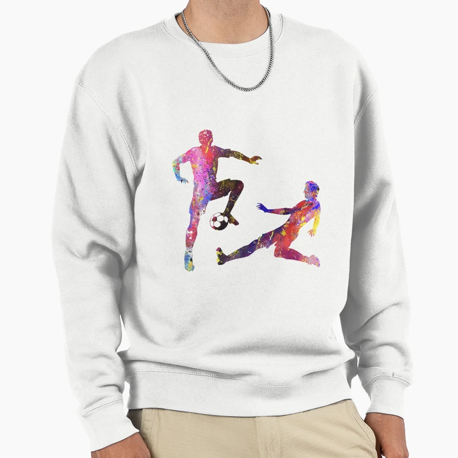 Mens Football Avoiding Tackle Art Sweatshirt - Aesthetic Graphic Unisex - T-Shirt, Sweatshirt, Hoodie