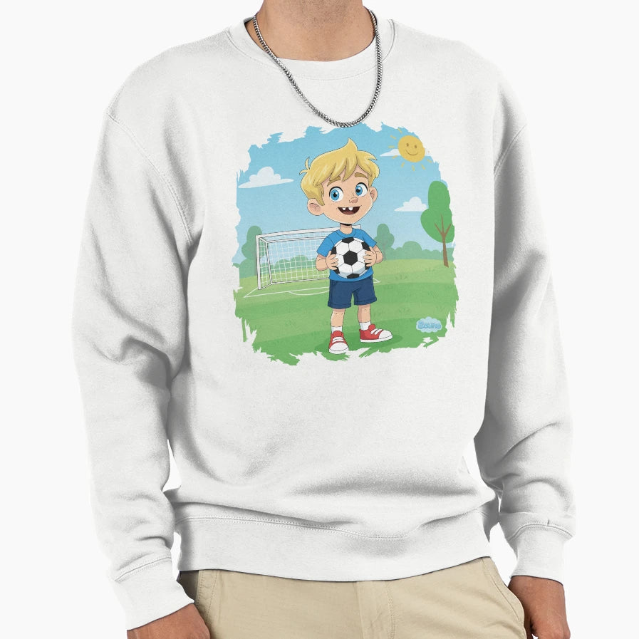 Soccer Star Football Sports Art Bouno Sweatshirt - Minimalist Print Unisex - T-Shirt, Sweatshirt, Hoodie