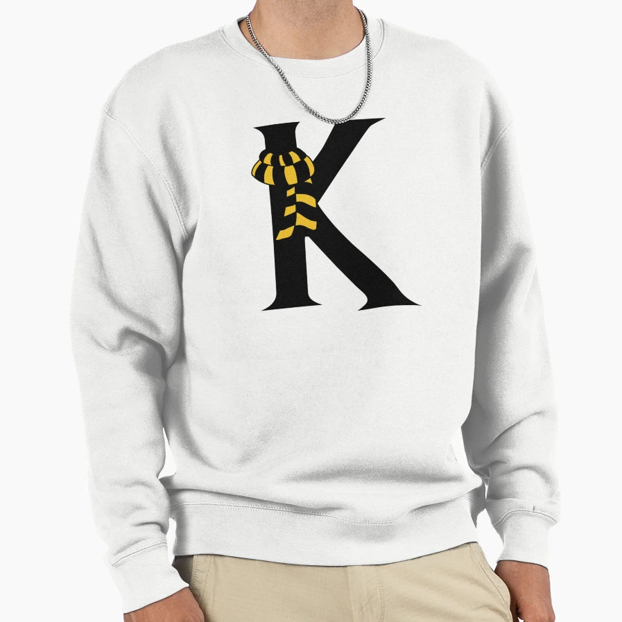 Letter K Huffle Harry Magic Sweatshirt - Minimalist Print for Adults - T-Shirt, Sweatshirt, Hoodie