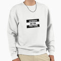 Duo Color Black And White Sweatshirt - Minimalist Print for Adults - T-Shirt, Sweatshirt, Hoodie