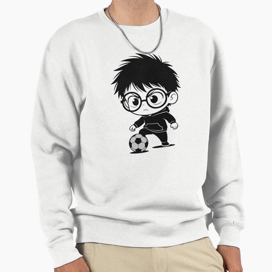 Football Sport Black White Hoodie - Casual Everyday Wear Unisex - T-Shirt, Sweatshirt, Hoodie