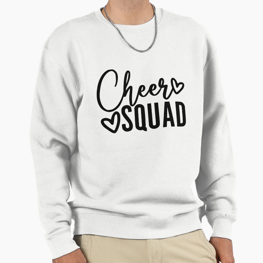 Cheer Squad Sweatshirt - Trendy Graphic for Adults - T-Shirt, Sweatshirt, Hoodie