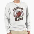 Touch Down Season Coquette Football Sweatshirt - Trendy Graphic Men Women - T-Shirt, Sweatshirt, Hoodie