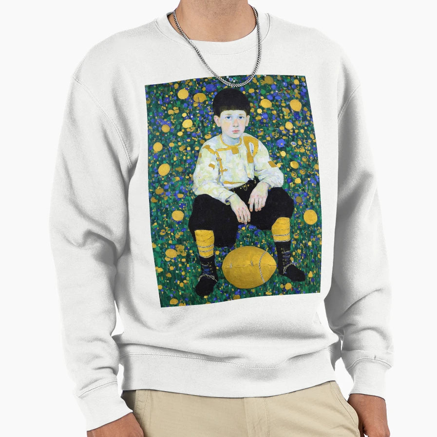 Young Football Ball Sweatshirt - Fun Novelty Design Unisex - T-Shirt, Sweatshirt, Hoodie