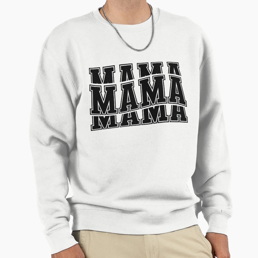 Mama Floral Heart Mothers Day Sweatshirt - Fun Novelty Design Unisex - T-Shirt, Sweatshirt, Hoodie