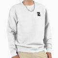 Black Z Stylized Initial Alphabet Sweatshirt - Unique Graphic Men Women - T-Shirt, Sweatshirt, Hoodie