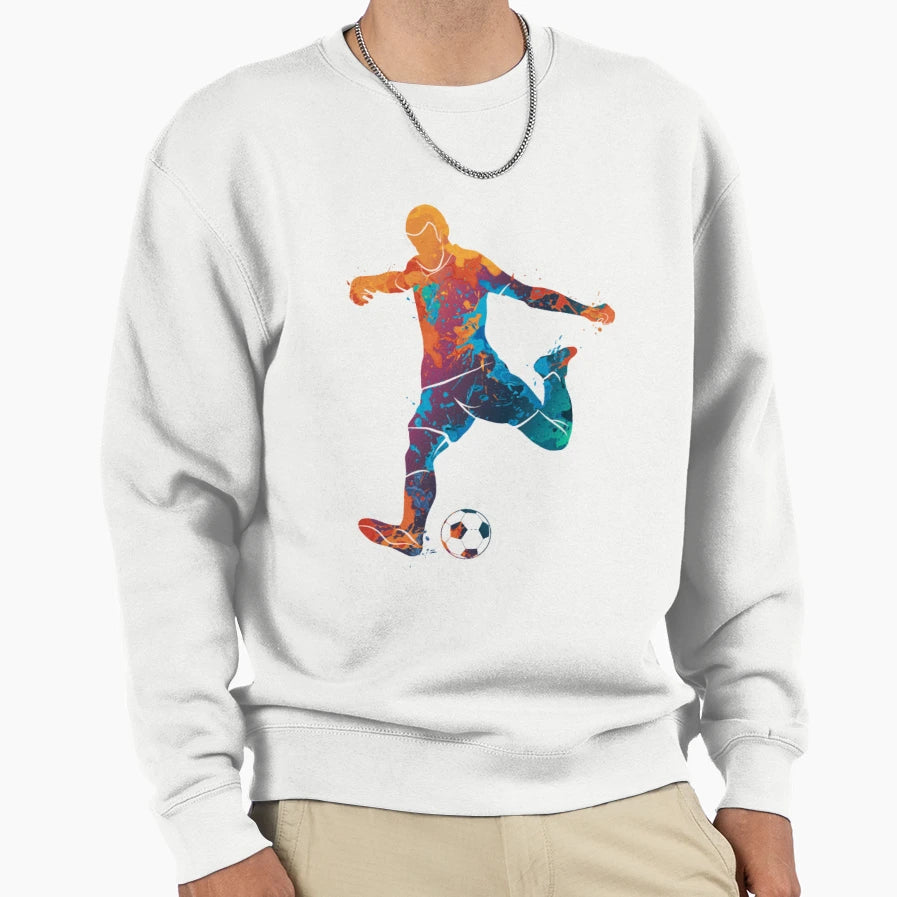 Football Player Sweatshirt - Fun Novelty Design for Adults - T-Shirt, Sweatshirt, Hoodie
