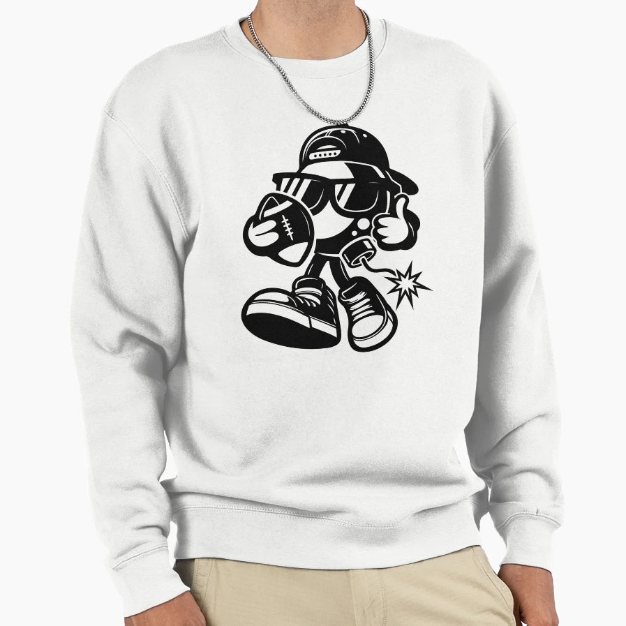 Football Boomer Sweatshirt - Unique Graphic for Adults - T-Shirt, Sweatshirt, Hoodie