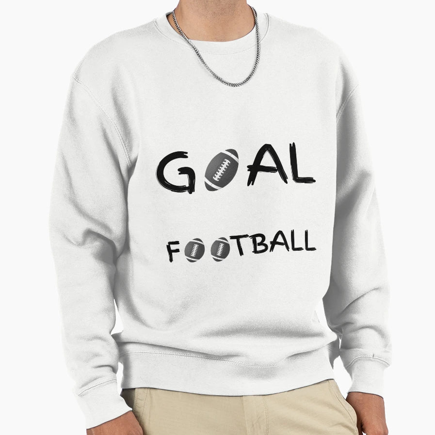 Goal Football Sweatshirt - Trendy Graphic Unisex - T-Shirt, Sweatshirt, Hoodie