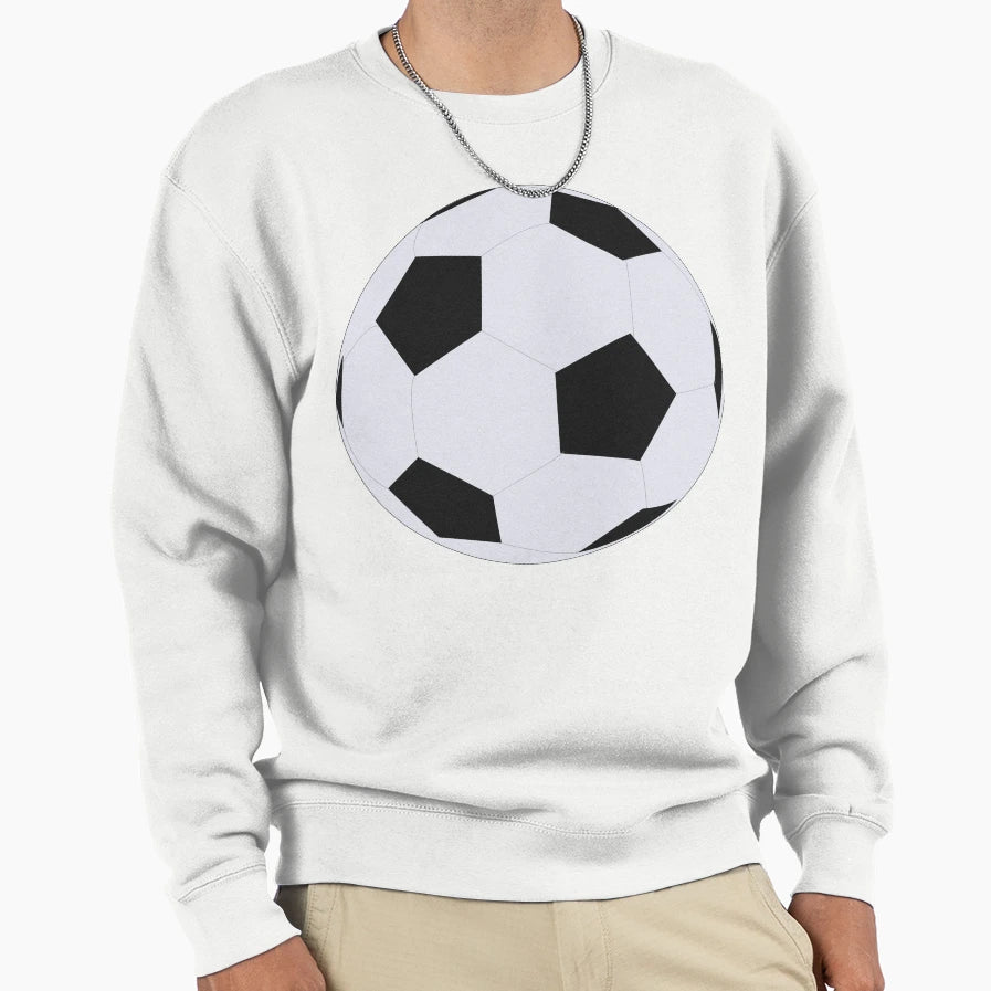 Soccer Ball Sweatshirt - Minimalist Print for Adults - T-Shirt, Sweatshirt, Hoodie