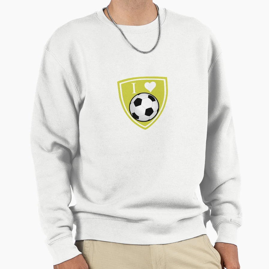 I Love Football Sweatshirt - Trendy Graphic Unisex - T-Shirt, Sweatshirt, Hoodie