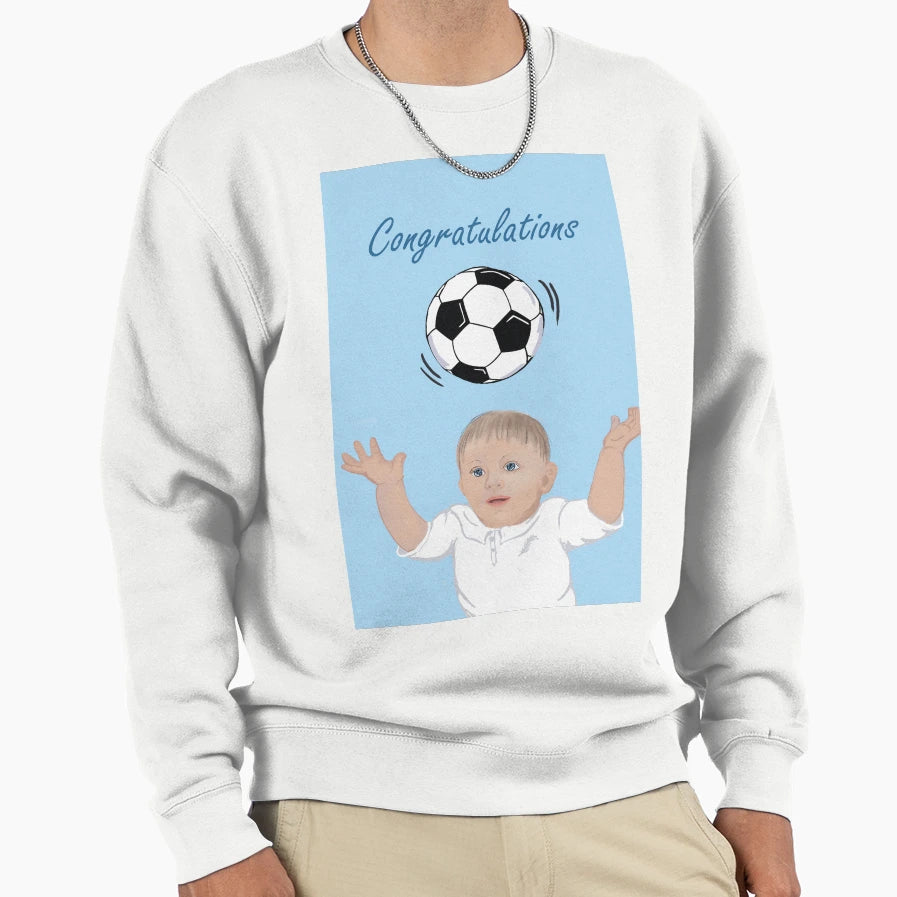 Football Congratulations Sweatshirt - Custom Art Print for Adults - T-Shirt, Sweatshirt, Hoodie