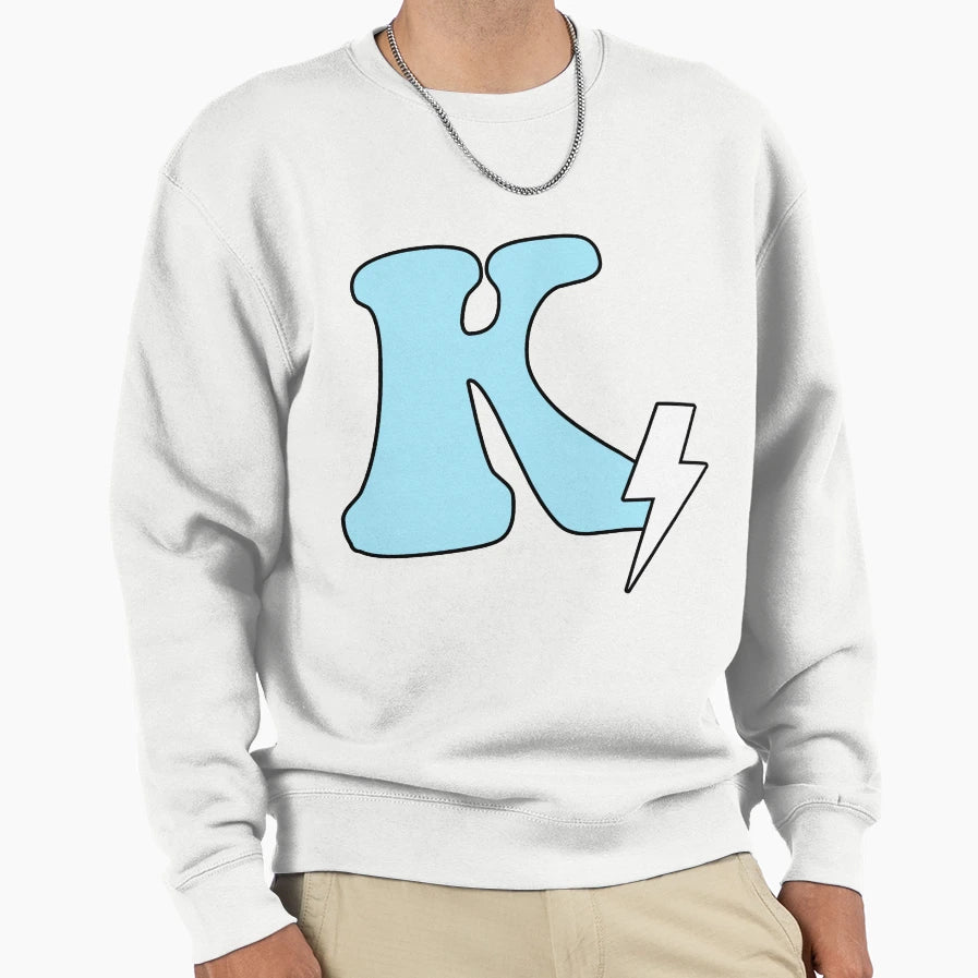 K Lightning Sweatshirt - Unique Graphic for Adults - T-Shirt, Sweatshirt, Hoodie