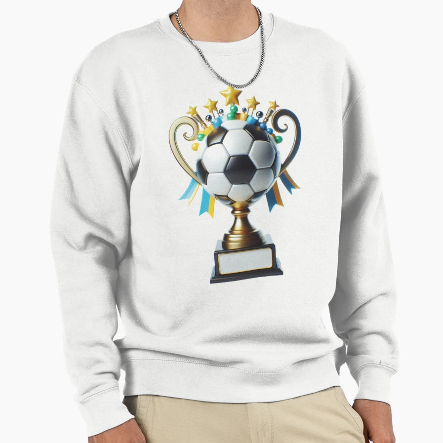 Football Trophy Stars Sweatshirt - Trendy Graphic Unisex - T-Shirt, Sweatshirt, Hoodie