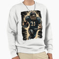 Football Player Portrait Abstract Sweatshirt - Trendy Graphic Unisex - T-Shirt, Sweatshirt, Hoodie