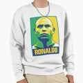 Ronaldo Brazil Sweatshirt - Aesthetic Graphic Unisex - T-Shirt, Sweatshirt, Hoodie