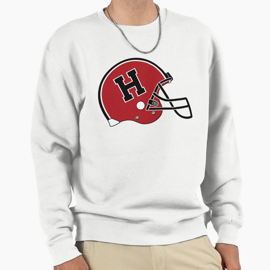 Harvard Crimson Football Helmet Sweatshirt - Custom Art Print Men Women - T-Shirt, Sweatshirt, Hoodie
