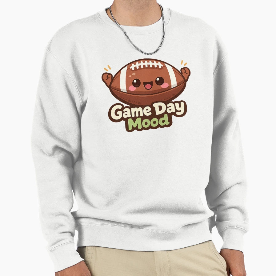 American Football Game Day Mood Sweatshirt - Minimalist Print Unisex - T-Shirt, Sweatshirt, Hoodie