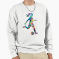 Playing Soccer Football Player Sweatshirt - Graphic Print for Adults - T-Shirt, Sweatshirt, Hoodie
