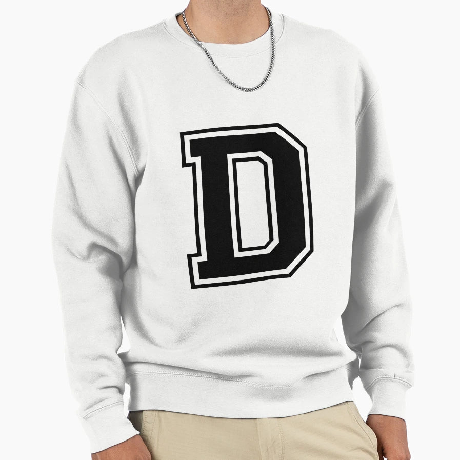 Letter D Sweatshirt - Custom Art Print Unisex - T-Shirt, Sweatshirt, Hoodie