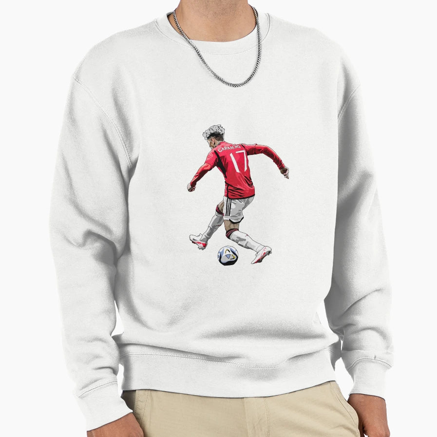 Alejandro Garnacho Sweatshirt - Minimalist Print Men Women - T-Shirt, Sweatshirt, Hoodie