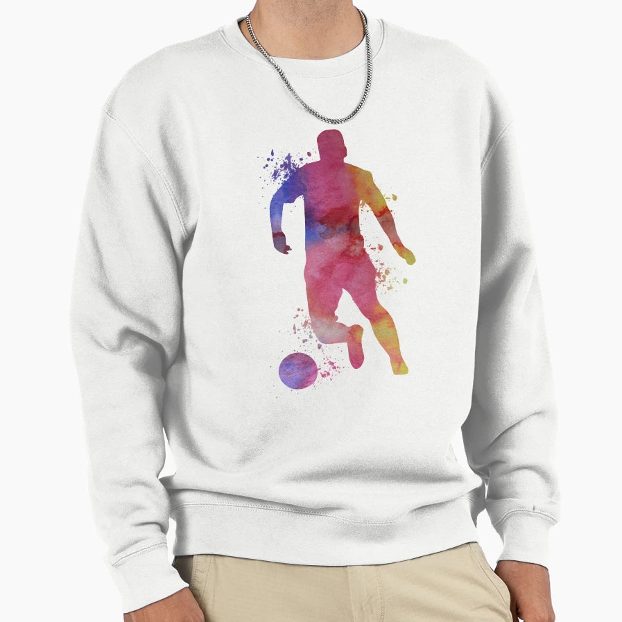 Soccer Player Sweatshirt - Custom Art Print for Adults - T-Shirt, Sweatshirt, Hoodie