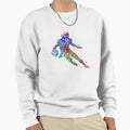 American Football Player Watercolor Sweatshirt - Trendy Graphic Men Women - T-Shirt, Sweatshirt, Hoodie