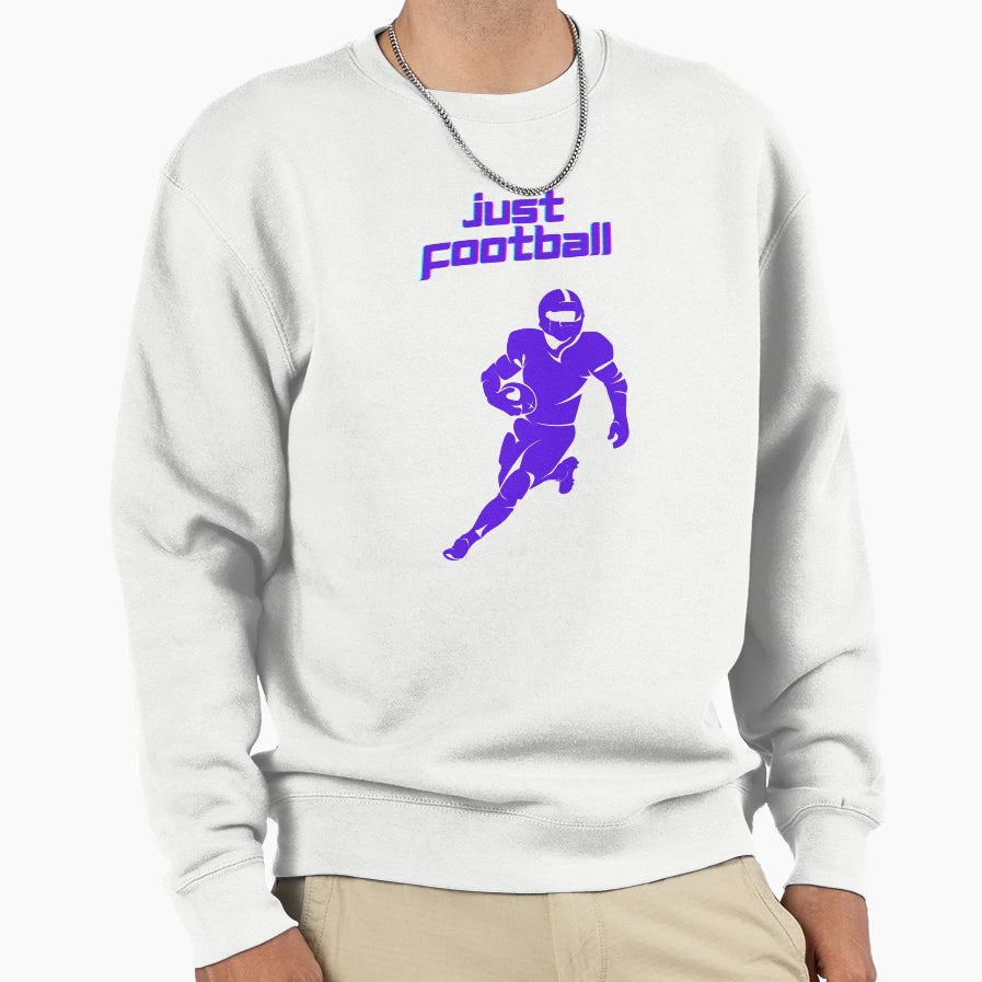 Football Player Sweatshirt - Minimalist Print Unisex - T-Shirt, Sweatshirt, Hoodie