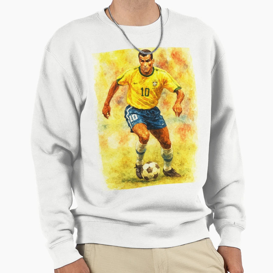 Rivaldo Sweatshirt - Minimalist Print Unisex - T-Shirt, Sweatshirt, Hoodie
