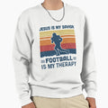 Jesus Is My Savior Football Is My Sweatshirt - Custom Art Print for Adults - T-Shirt, Sweatshirt, Hoodie