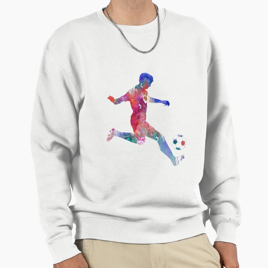 Male Soccer Player Male Sweatshirt - Casual Everyday Wear for Adults - T-Shirt, Sweatshirt, Hoodie