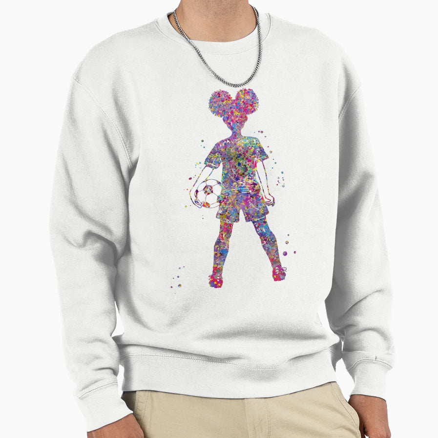 Soccer Player Sweatshirt - Casual Everyday Wear Men Women - T-Shirt, Sweatshirt, Hoodie