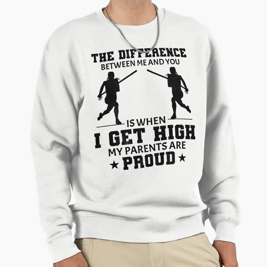 Pole Vault Vaulting Jumping High Sweatshirt - Unique Graphic Men Women - T-Shirt, Sweatshirt, Hoodie