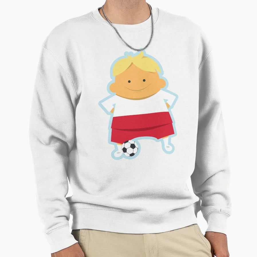 Polish Soccer Player Sweatshirt - Graphic Print for Adults - T-Shirt, Sweatshirt, Hoodie